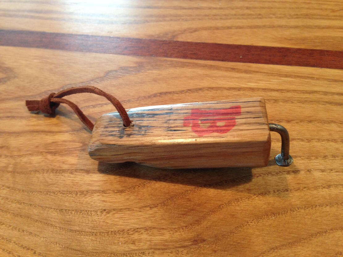 Barrel stave bottle opener